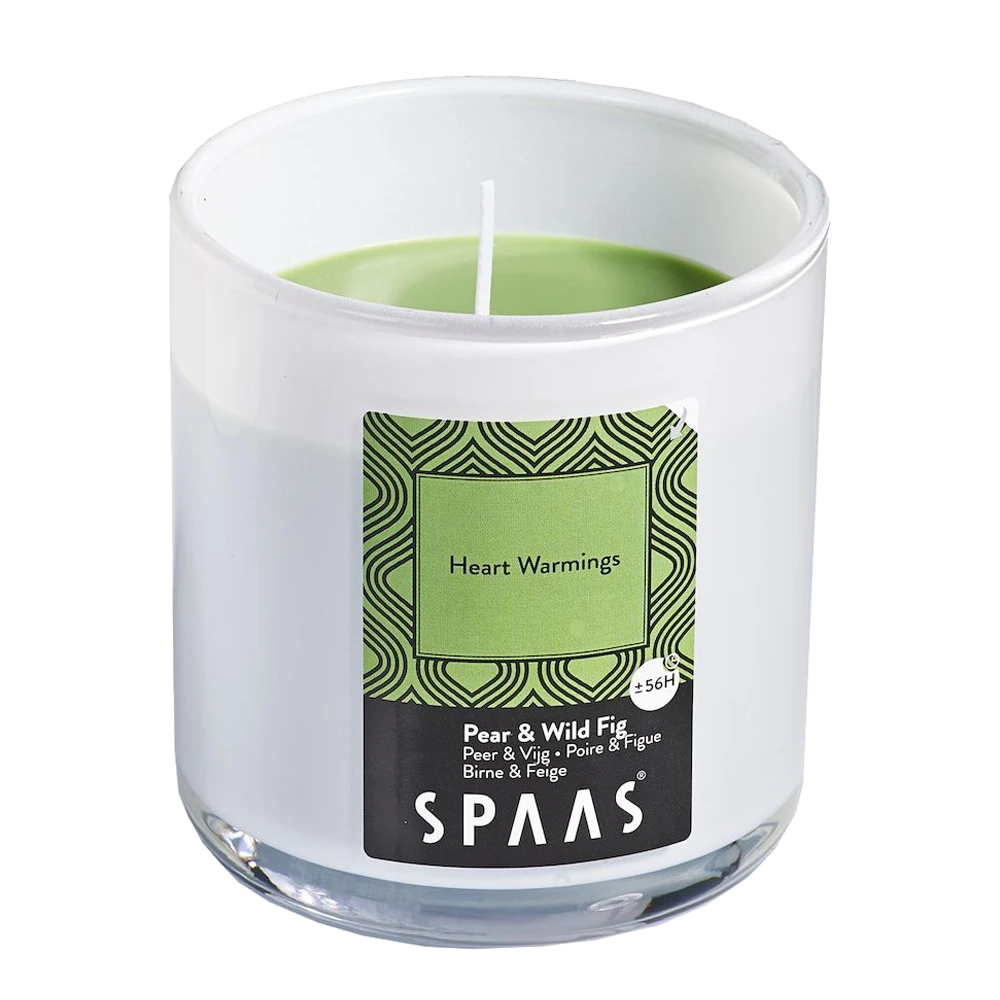 Geurkaars In Glas Met Deksel 56u - Heart Warmings - Geurkaars - SPAAS 3 Geurkaars In Glas Met Deksel 56u - Heart Warmings - Geurkaars - SPAAS