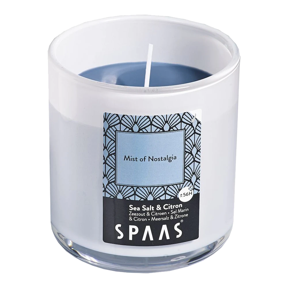 Geurkaars In Glas Met Deksel 56u - Mist Of Nostalgia - Geurkaars - SPAAS 3 Geurkaars In Glas Met Deksel 56u - Mist Of Nostalgia - Geurkaars - SPAAS