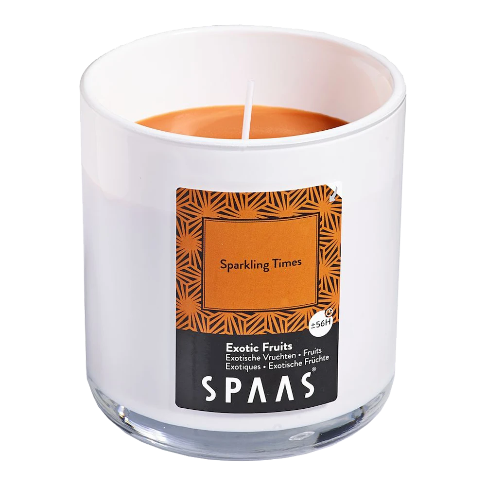 Geurkaars In Glas Met Deksel 56u - Sparkling Times - Geurkaars - SPAAS