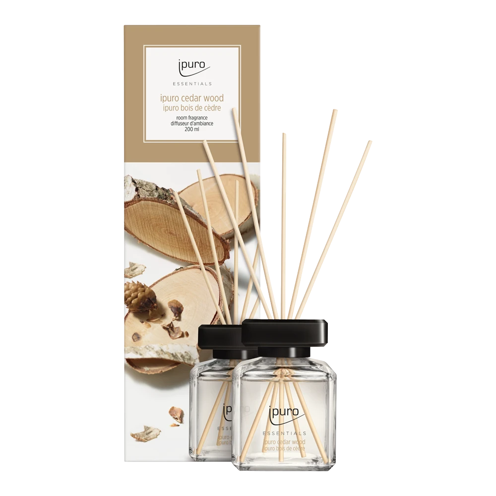 Ipuro CedarWood 200ml - Geurstokjes 3 Ipuro CedarWood 200ml - Geurstokjes