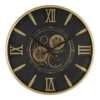 Klok Devon Goud U00f8 60 Cm - Wandklok -Huis Verkoop klok devon goud d 60 cm wandklok metaal glas 1