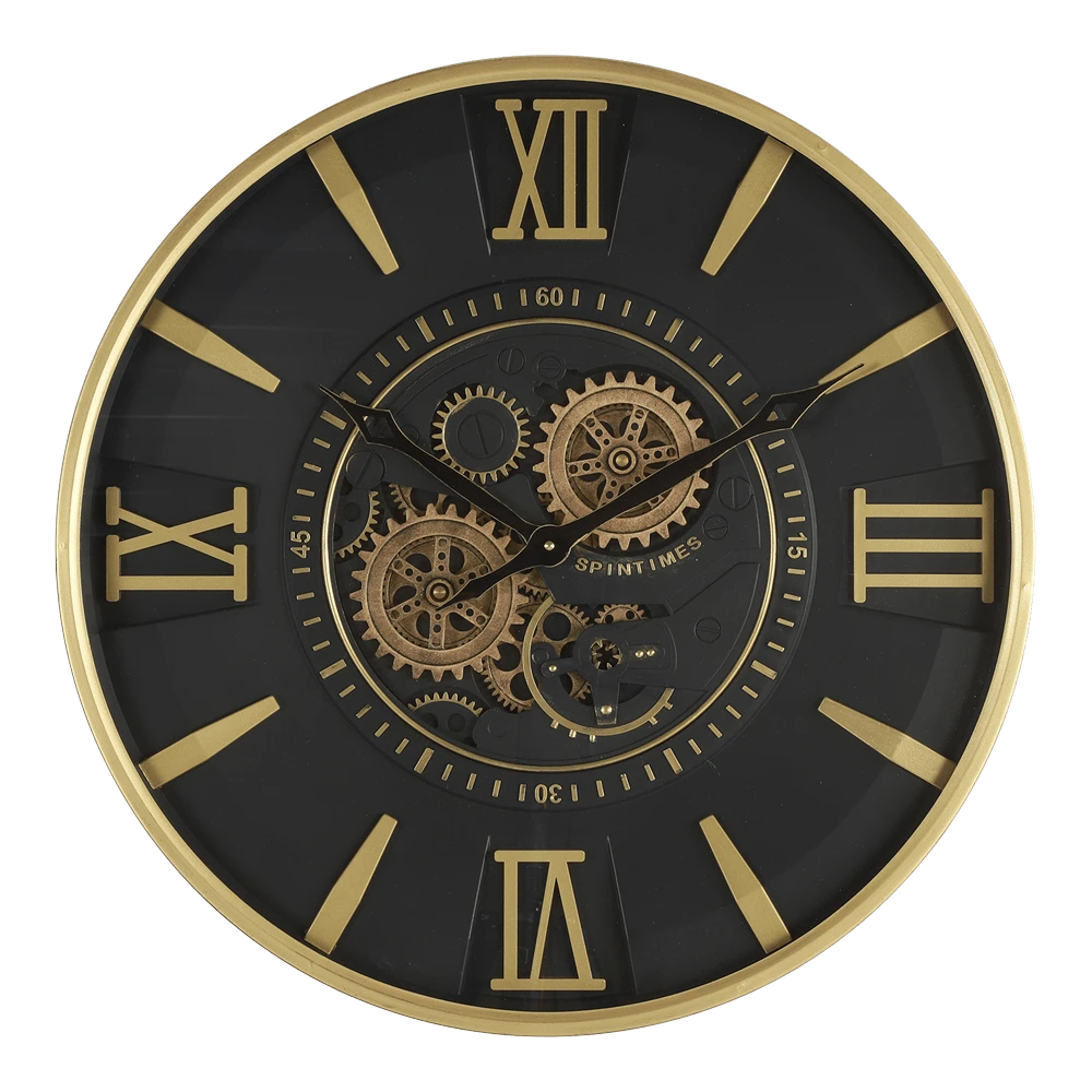 Klok Devon Goud U00f8 60 Cm - Wandklok 3 Klok Devon Goud U00f8 60 Cm - Wandklok