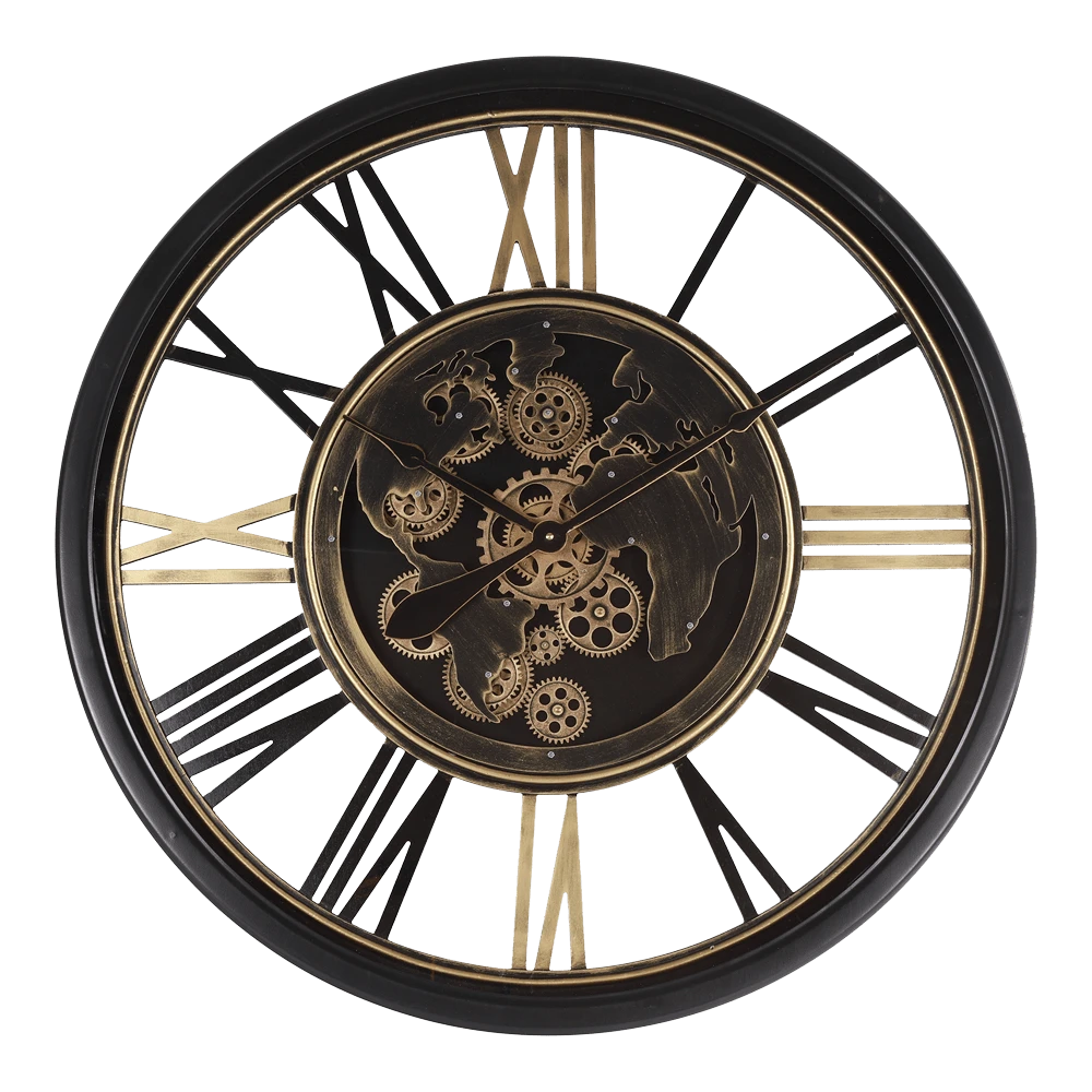 Klok Lancashire Zwart U00f8 80 Cm - Wandklok 3 Klok Lancashire Zwart U00f8 80 Cm - Wandklok