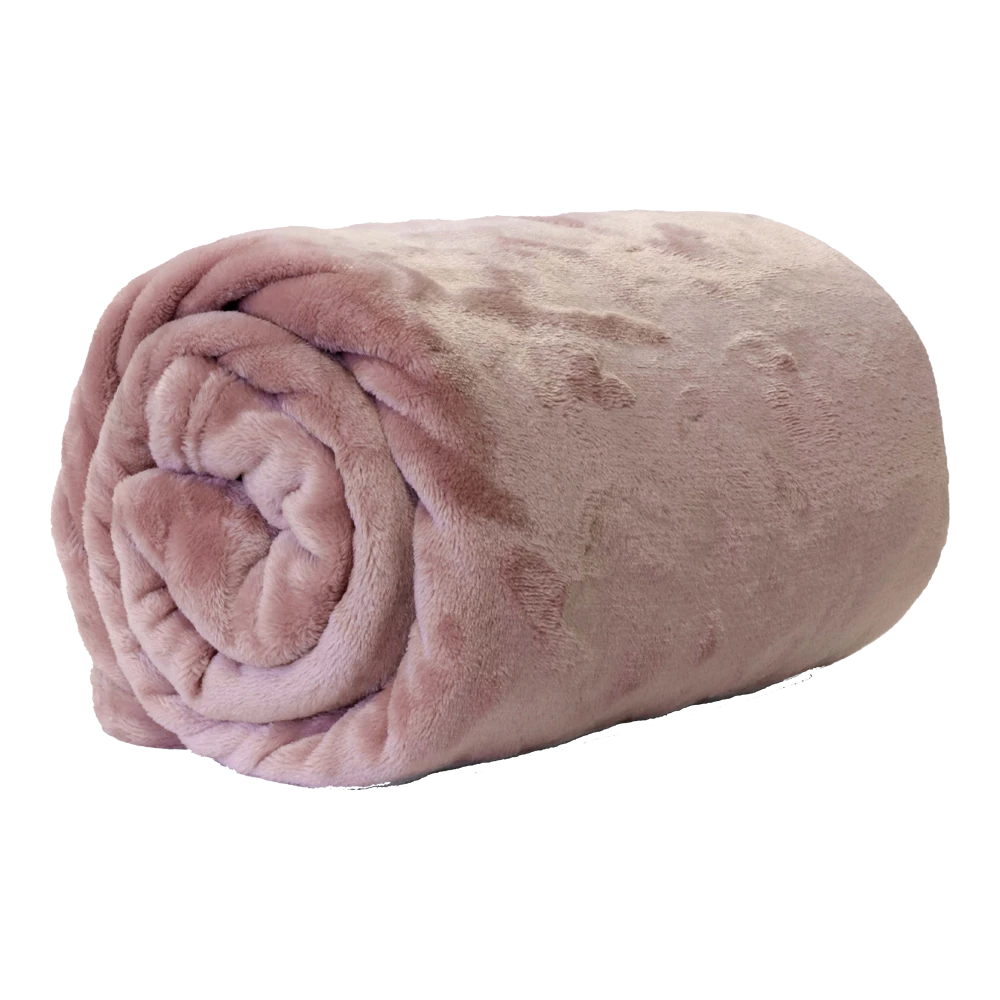 Unique Living Plaid Enzo - 130x180cm - Old Pink 2 Unique Living Plaid Enzo - 130x180cm - Old Pink