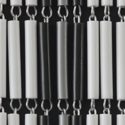 Vliegengordijn Banen - Wit/Zwart/Zilver - 90 X 210cm - Sun-Arts -Huis Verkoop vliegengordijn banen wit zwart zilver 90 x 210cm sun arts 90 3 2