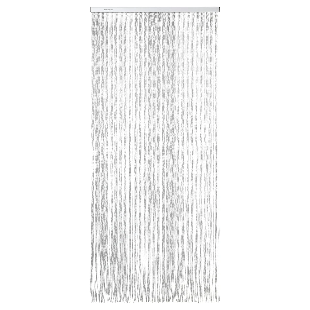 Vliegengordijn Roma - Transparant/Zwart - 100 X 232cm - Sun-Arts 3 Vliegengordijn Roma - Transparant/Zwart - 100 X 232cm - Sun-Arts