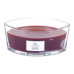 Woodwick Black Cherry Ellipse Candle - Geurkaars -Huis Verkoop woodwick black cherry ellipse candle geurskaars 2 5