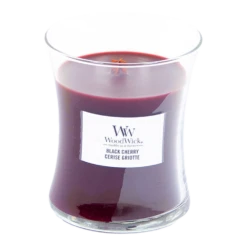 Woodwick Black Cherry Medium Candle - Geurkaars -Huis Verkoop woodwick black cherry medium candle geurskaars 2 5