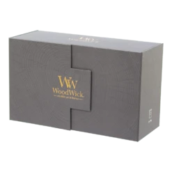 Woodwick Deluxe Gift Set Medium Candles Fireside & Linen - Geurkaars -Huis Verkoop woodwick deluxe gift set medium candles fireside linen geurkaars 2