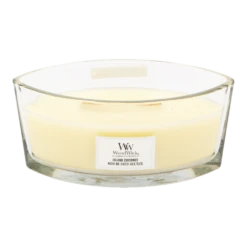 Woodwick Island Coconut Ellipse Candle - Geurkaars -Huis Verkoop woodwick island coconut ellipse candle geurskaars 2 3