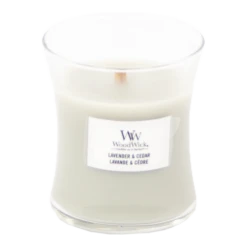 Woodwick Lavender & Cedar Mini Candle - Geurkaars -Huis Verkoop woodwick lavender cedar mini candle geurskaars 2 1