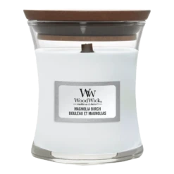 Woodwick Magnolia Birch Mini Candle - Geurkaars