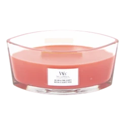 Woodwick Melon & Pink Quartz Ellipse Candle - Geurkaars -Huis Verkoop woodwick melon pink quartz xl candle geurskaars 2 3 1