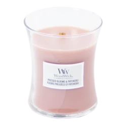 Woodwick Pressed Blooms & Patchouli Medium Candle - Geurkaars 5 Woodwick Pressed Blooms & Patchouli Medium Candle - Geurkaars -Huis Verkoop woodwick pressed blooms patchouli medium candle geurkaars 2