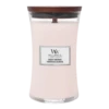 Woodwick Sheer Tuberose Large Candle - Geurkaars -Huis Verkoop woodwick sheer tuberose large candle geurkaars 1
