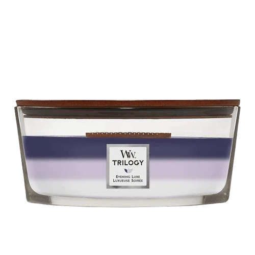 Woodwick Trilogy Evening Luxe Ellipse Candle - Geurkaars 3 Woodwick Trilogy Evening Luxe Ellipse Candle - Geurkaars