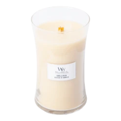 Woodwick Vanilla Bean Large Candle - Geurkaars -Huis Verkoop woodwick vanilla bean large candle geurskaars 2