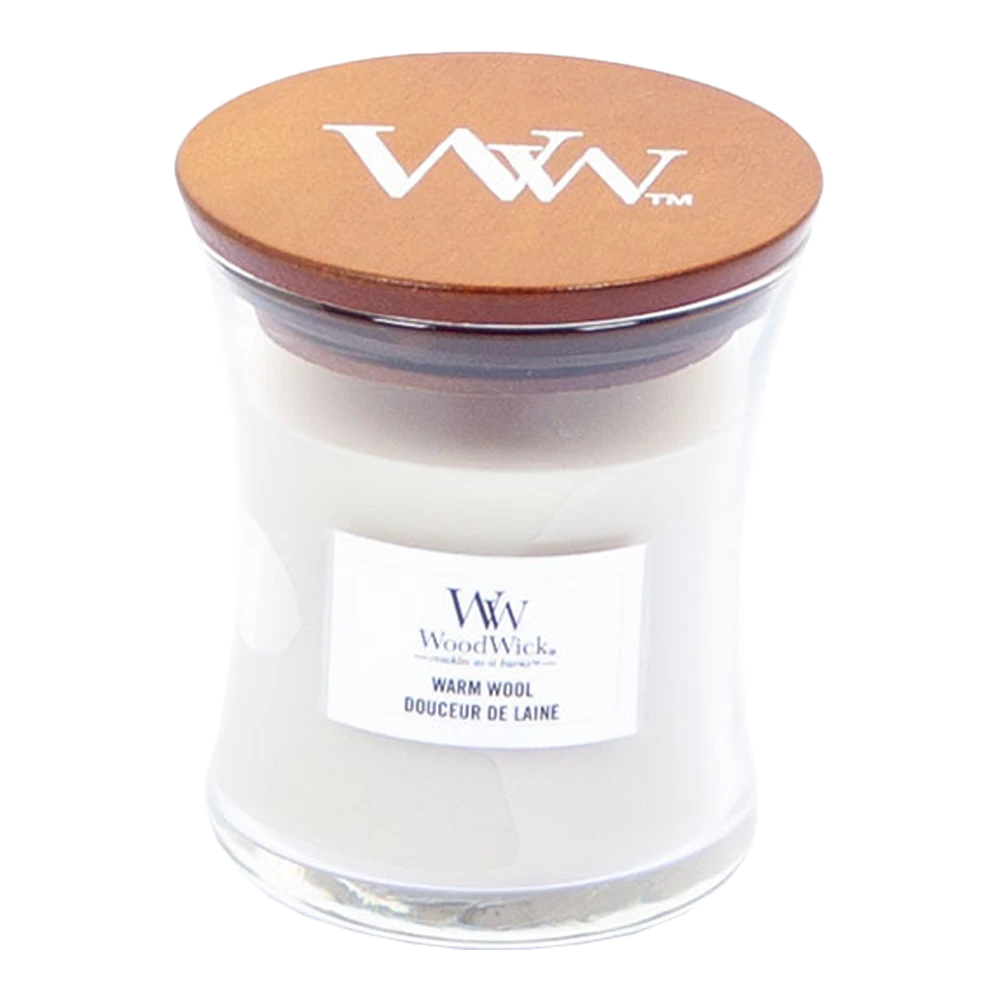 Woodwick Warm Wool Mini Candle - Geurkaars 3 Woodwick Warm Wool Mini Candle - Geurkaars