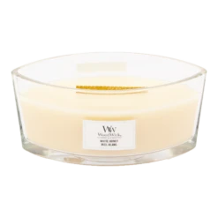 Woodwick White Honey Ellipse Candle - Geurkaars -Huis Verkoop woodwick white honey ellipse candle geurskaars 2 3