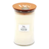 Woodwick White Tea & Jasmine Large Candle - Geurkaars -Huis Verkoop woodwick white tea jasmine xl candle geurskaars 1 4
